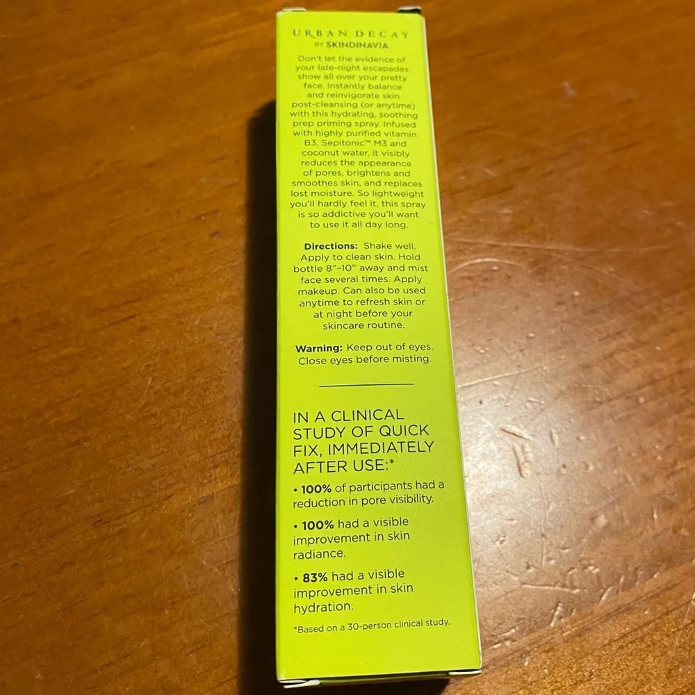 Urban Decay Quick Fix Hydra Charged Complexion Prep Priming Spray